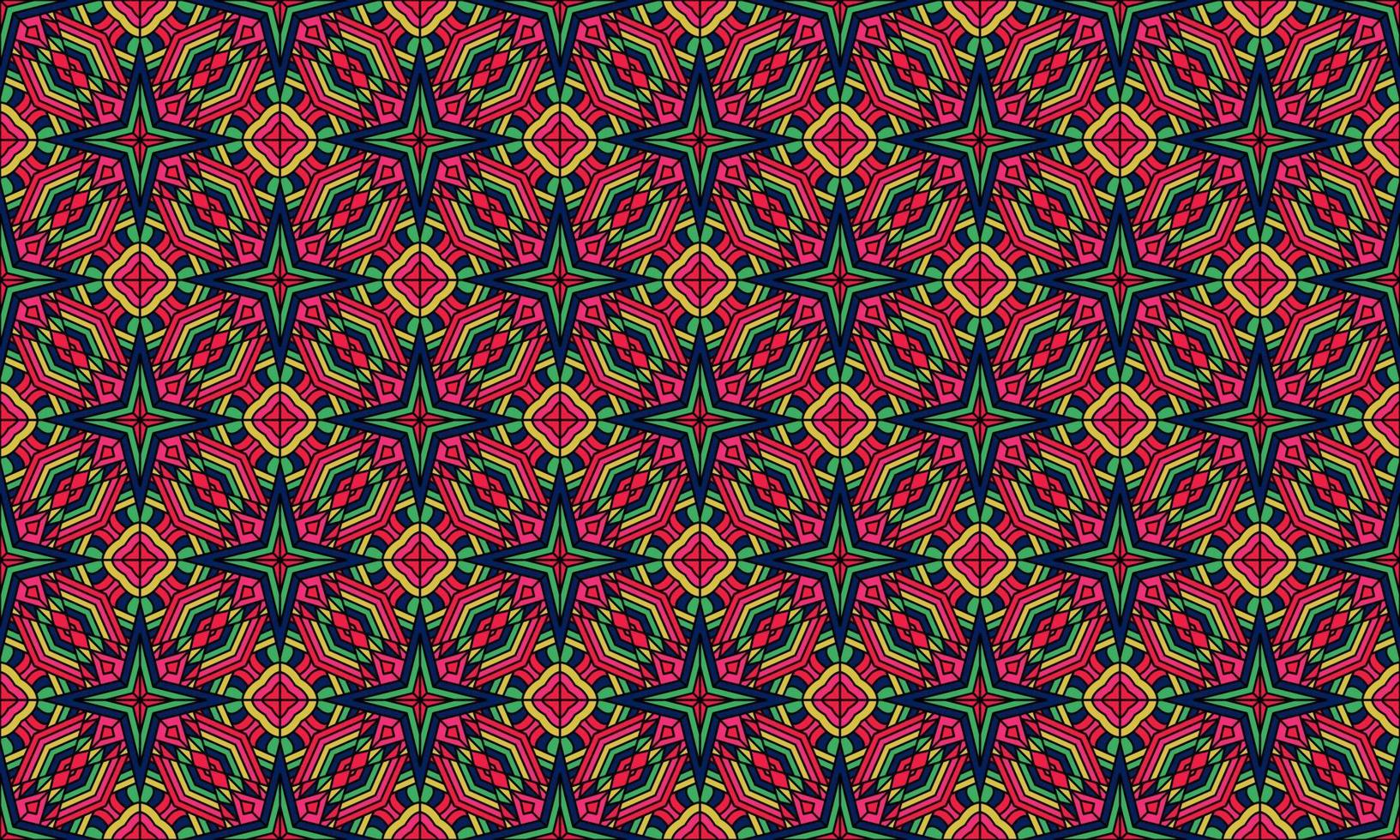 traditional pattern ethnic background vector