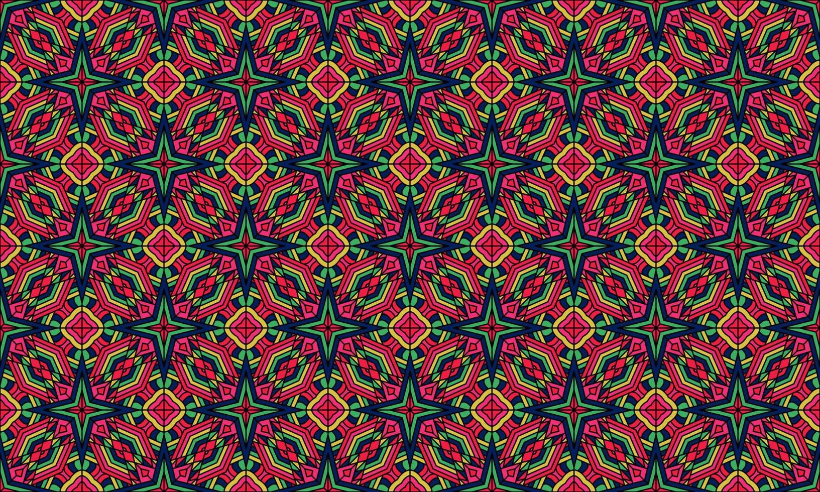 traditional pattern ethnic background vector