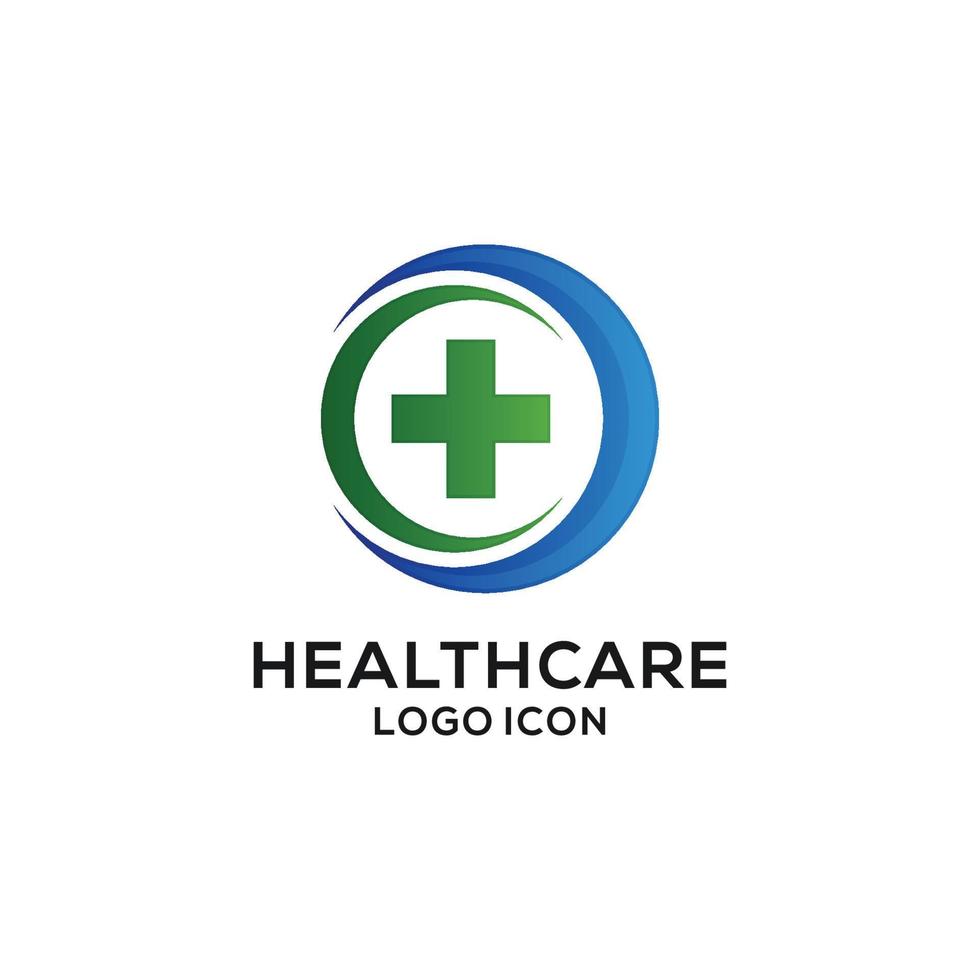 logotipo de cuidado de la salud vector