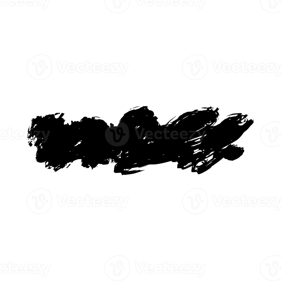 schwarze tintenstriche für gestaltungselemente. grafikdesignelemente für unteres drittel, texteffekt, fotoüberlagerung usw. abstrakte pinselstriche im chinesischen stil png