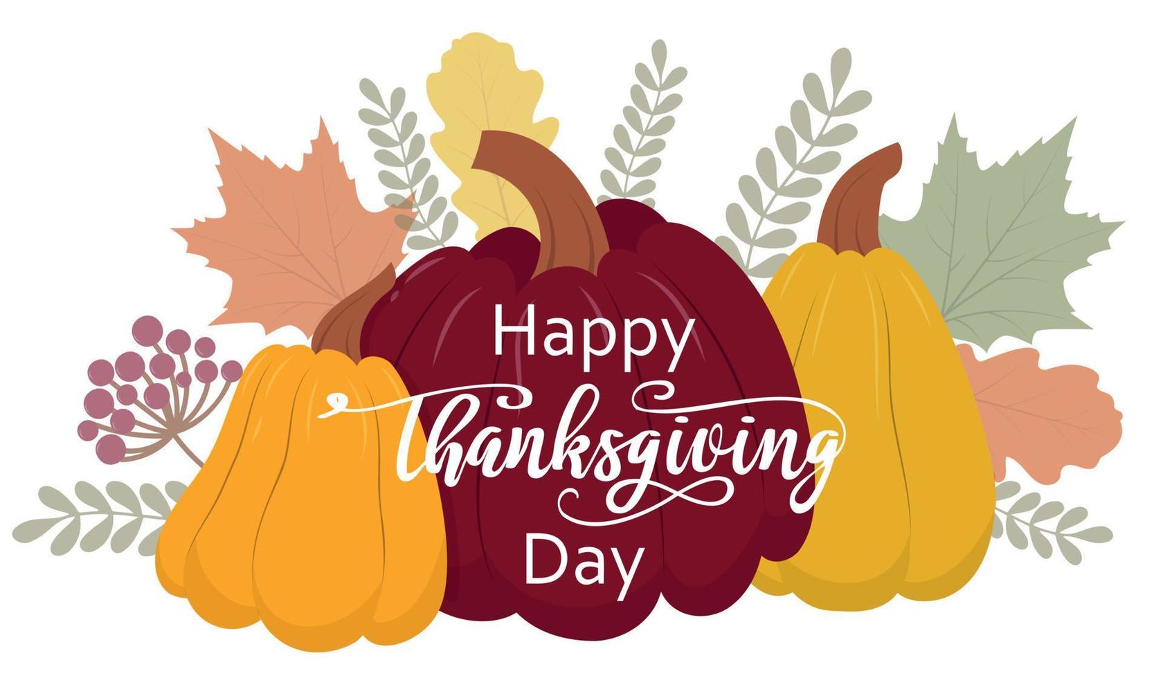 Thanksgiving Greeting Card vector