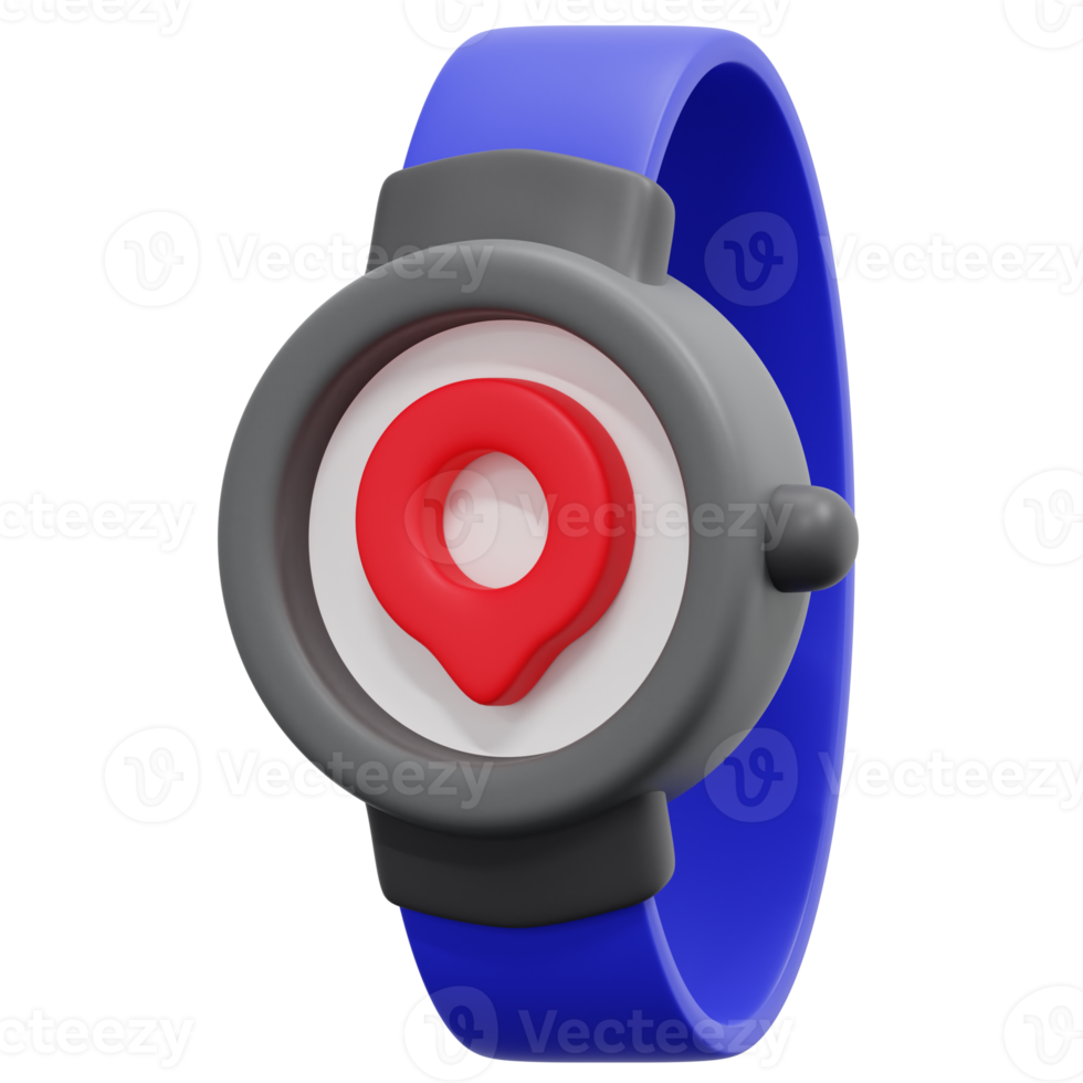 watch 3d render icon illustration png