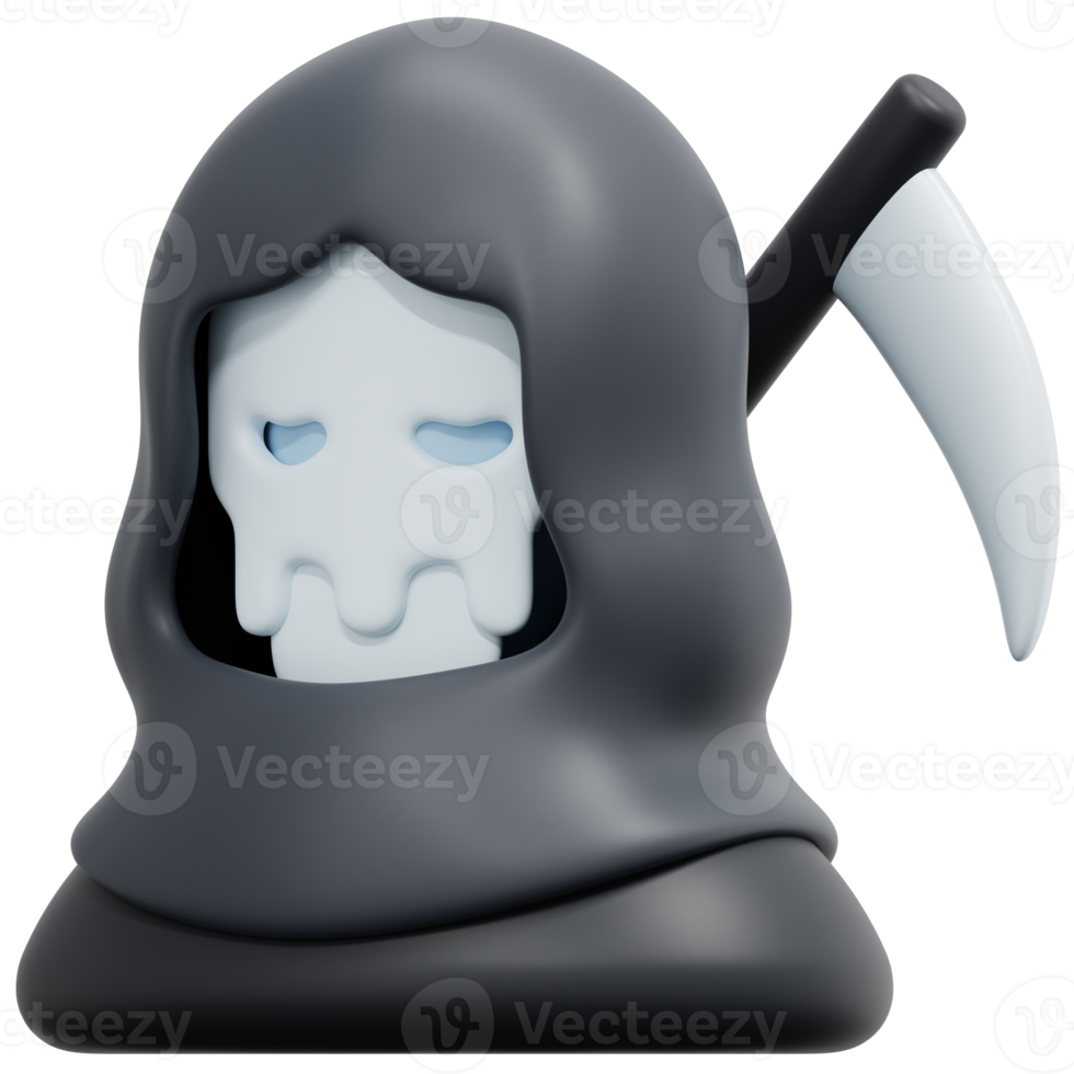 reaper 3d render icon illustration png