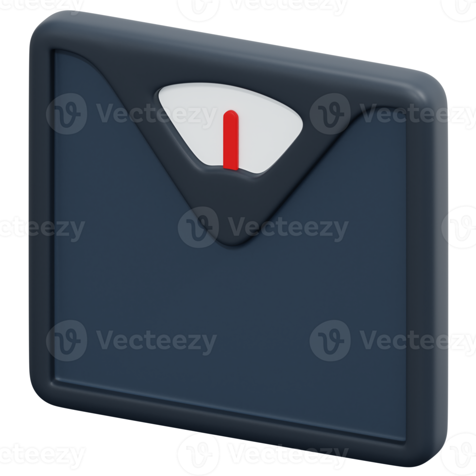weight 3d render icon illustration png