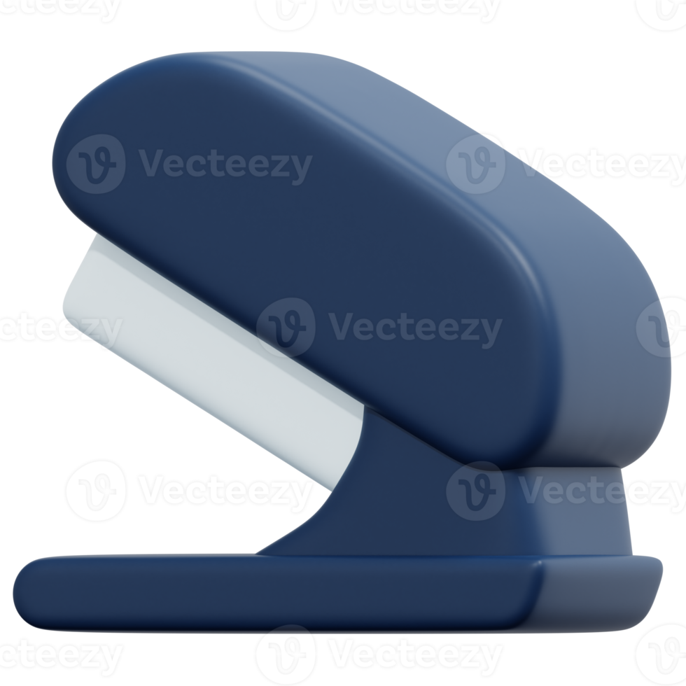 illustration de l'icône de rendu 3d de l'agrafeuse png