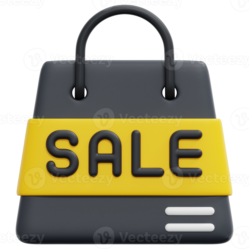 sale 3d render icon illustration png