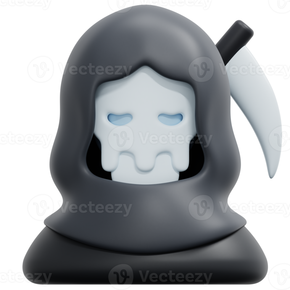 reaper 3d render icon illustration png