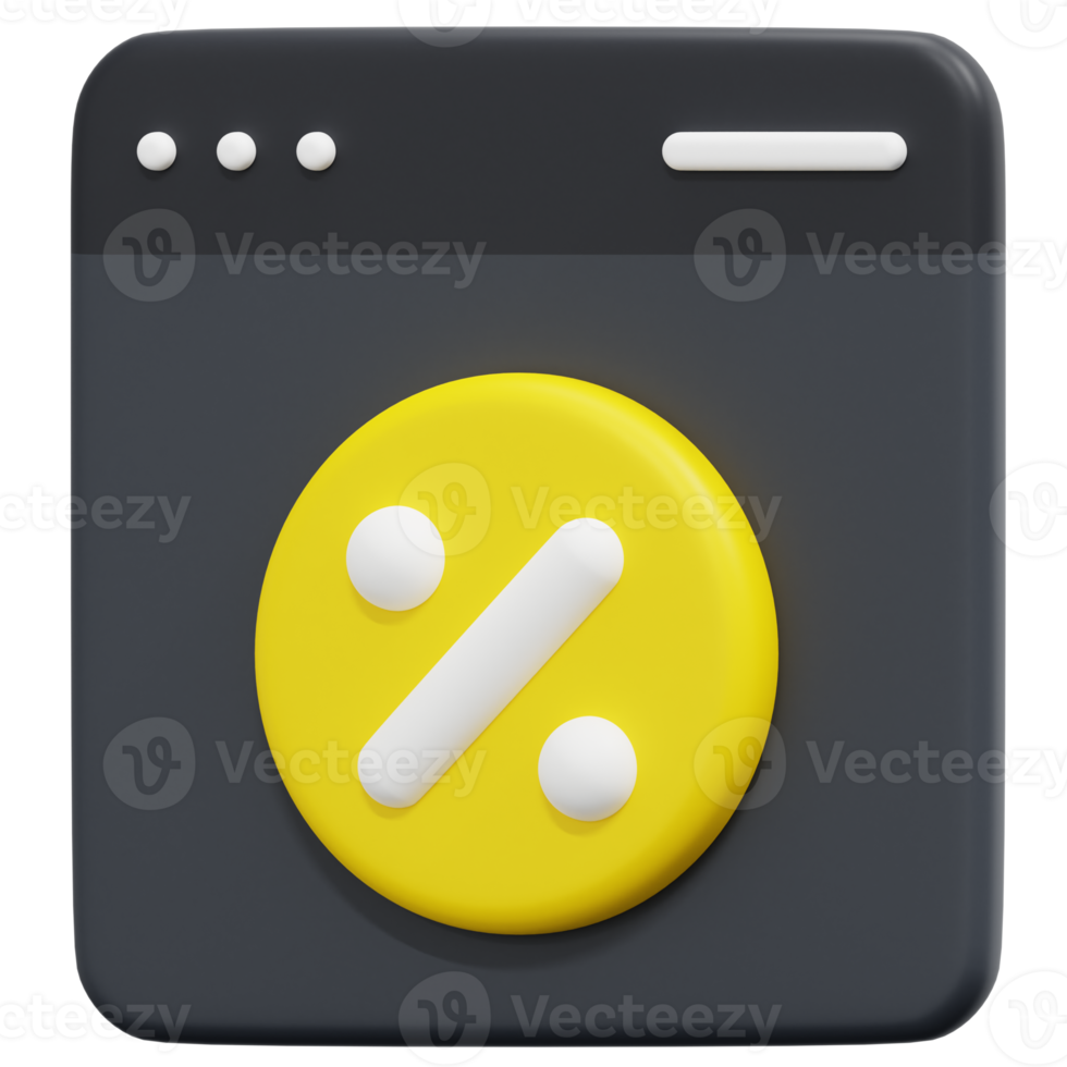 online discount 3d render icon illustration png