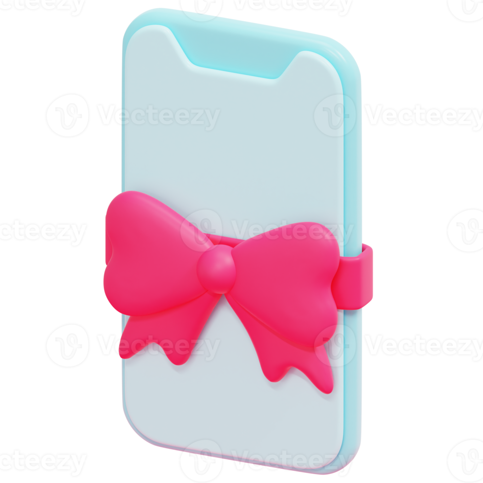 phone 3d render icon illustration png