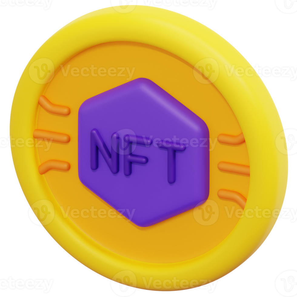 token 3d-render-symbol-illustration png