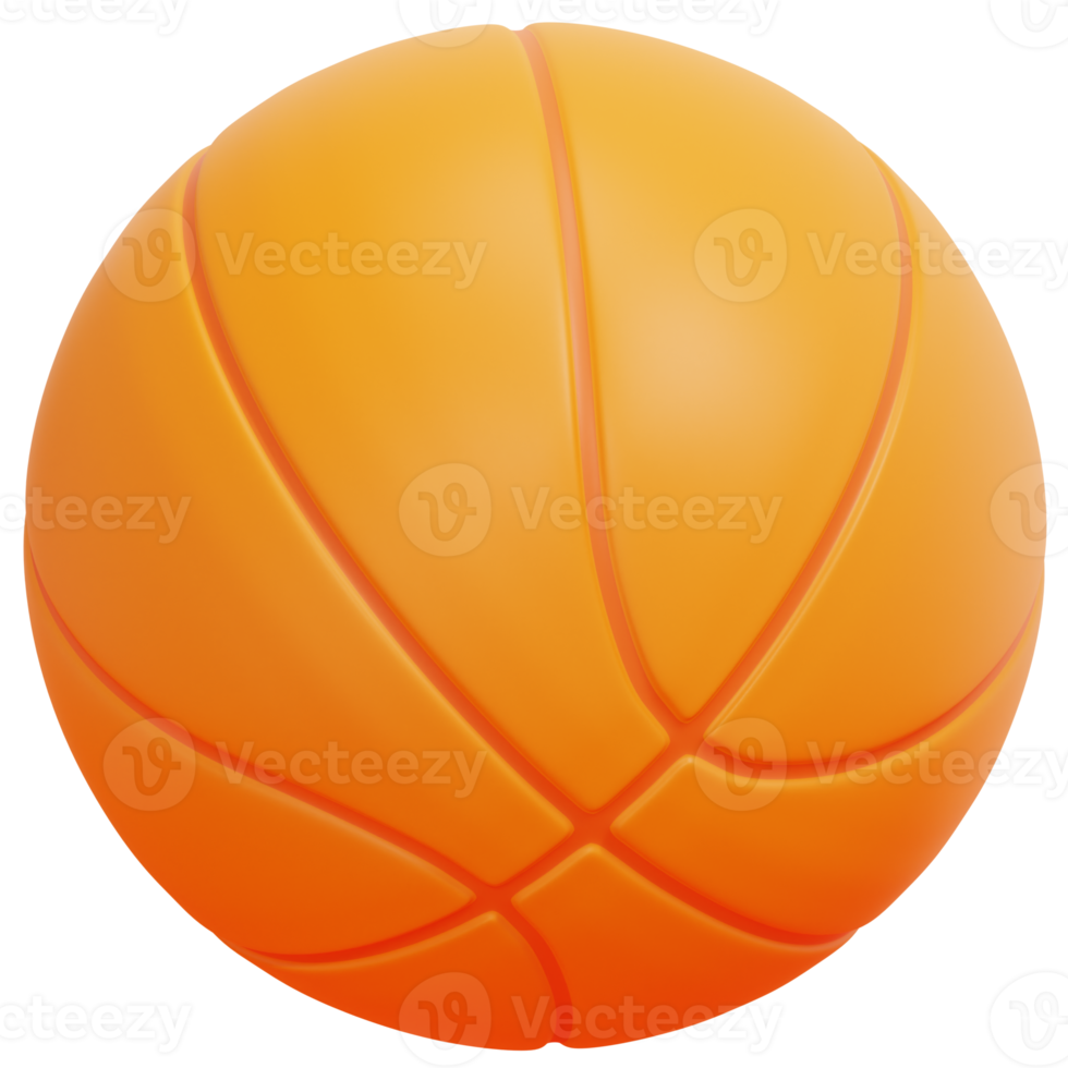 ilustração de ícone de renderização 3d de bola png
