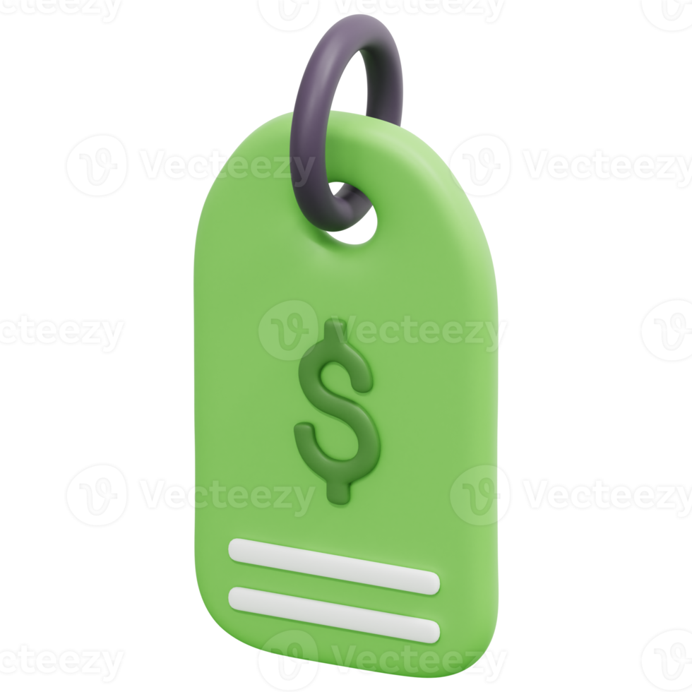 sale tag 3d render icon illustration png