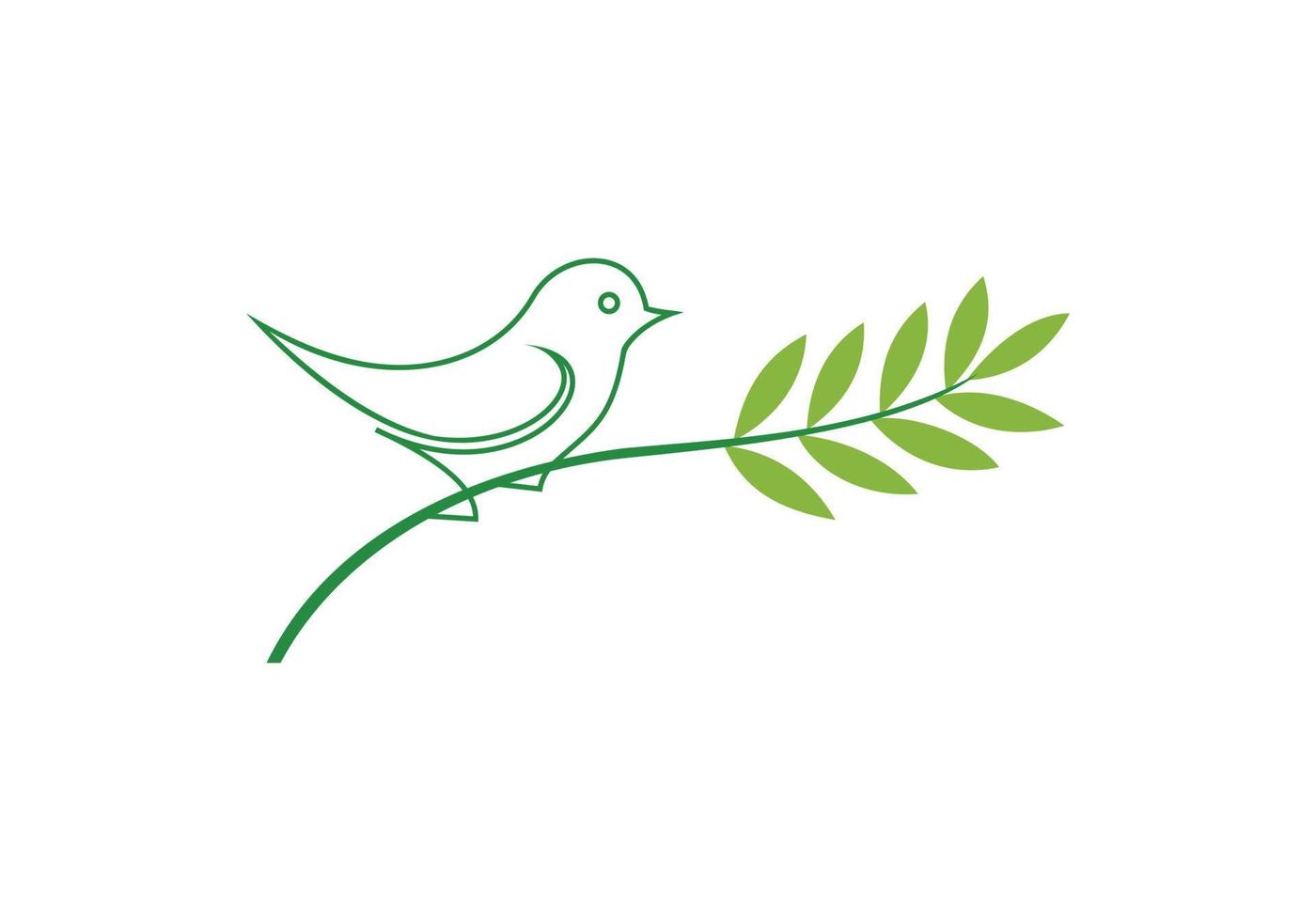 este es un diseño de logotipo de pájaros voladores para su negocio vector