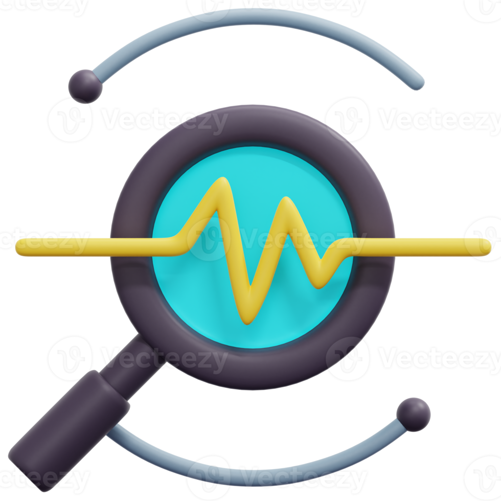 illustration de l'icône de rendu 3d du signal png