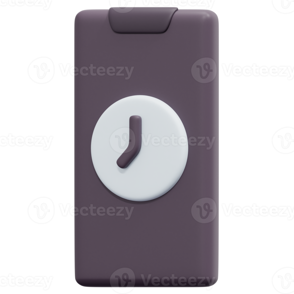 smartphone 3d render icon illustration png