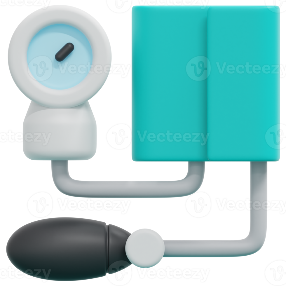 blood pressure 3d render icon illustration png
