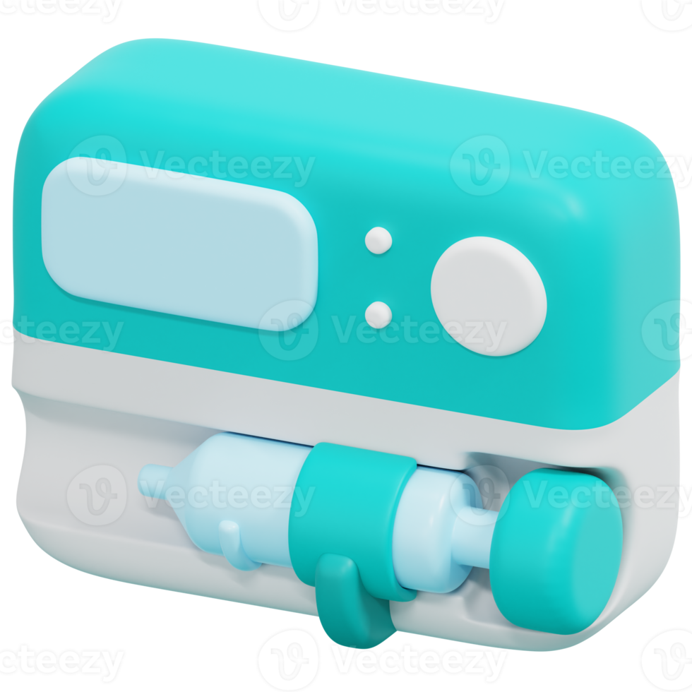 pump 3d render icon illustration png