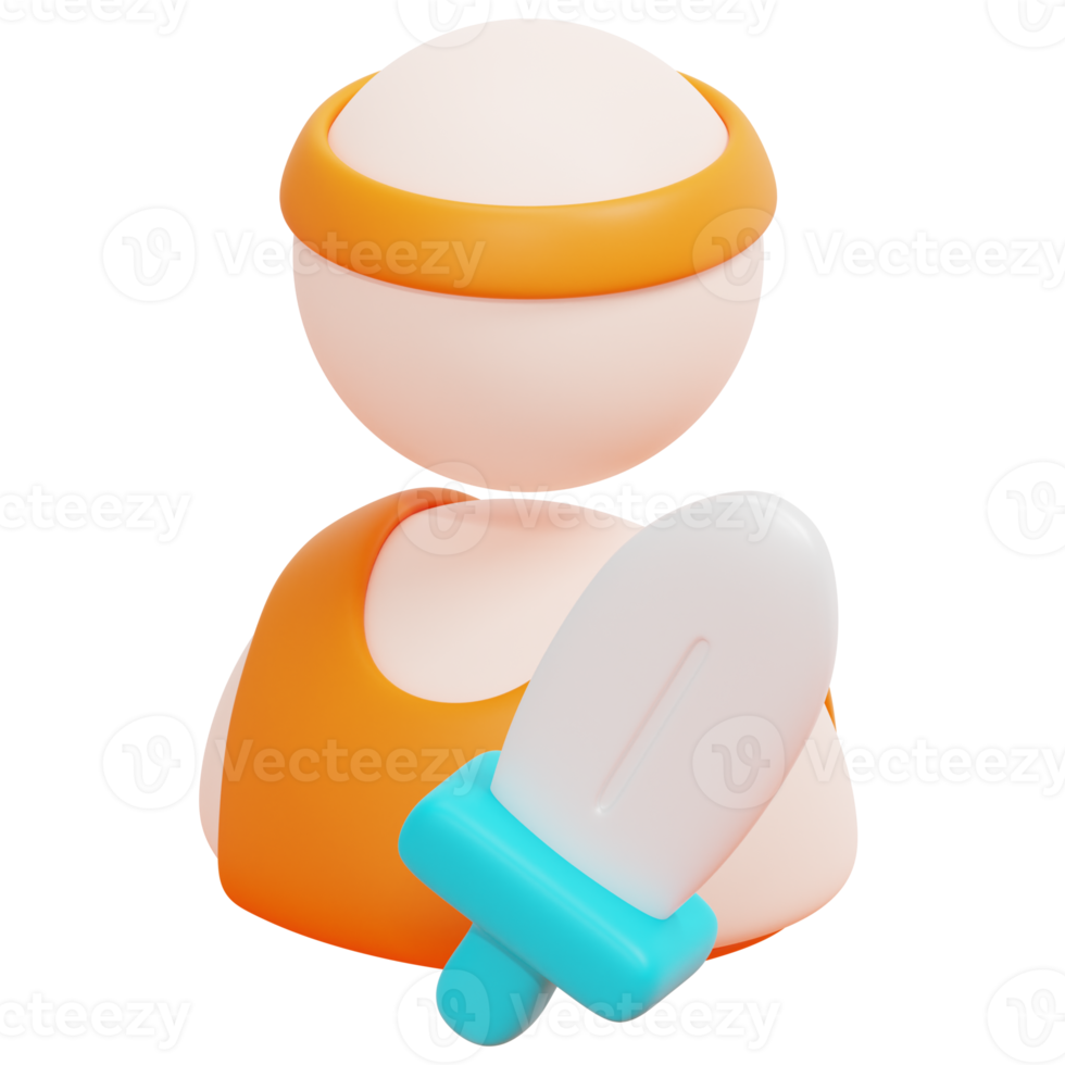 attack 3d render icon illustration png