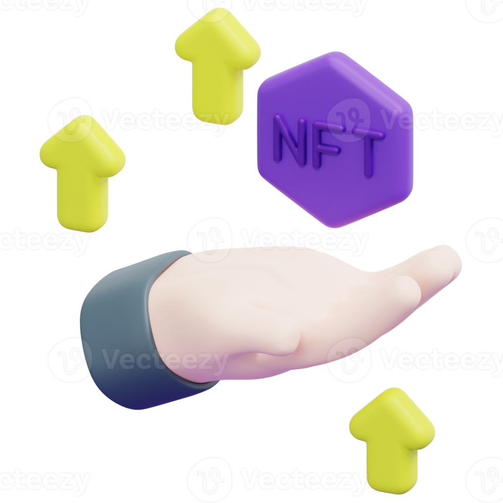 investment 3d render icon illustration png