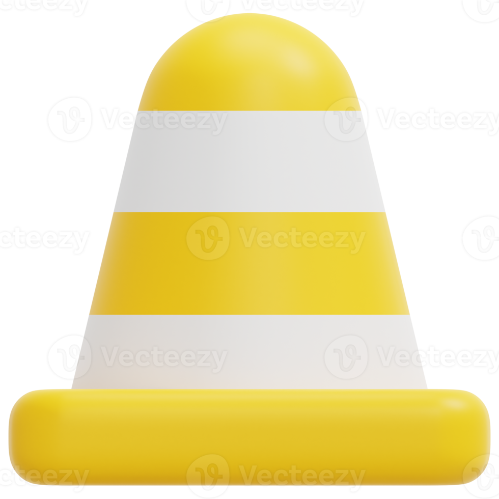 cone 3d render icon illustration png