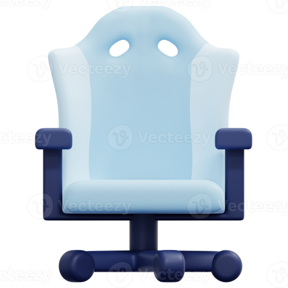 cadeira de jogos ilustração de ícone de renderização 3d png
