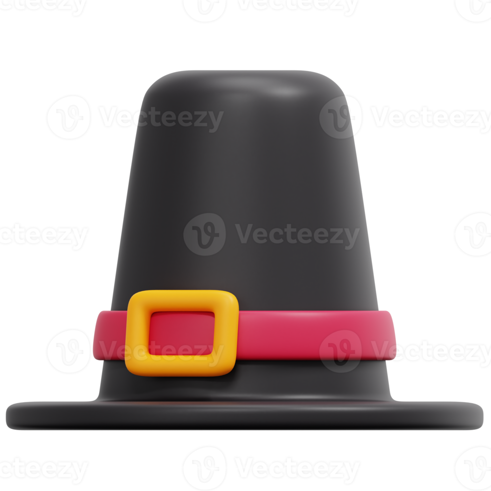 hat 3d render icon illustration png