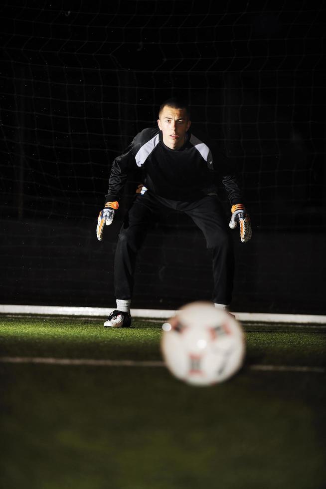 portero de futbol foto