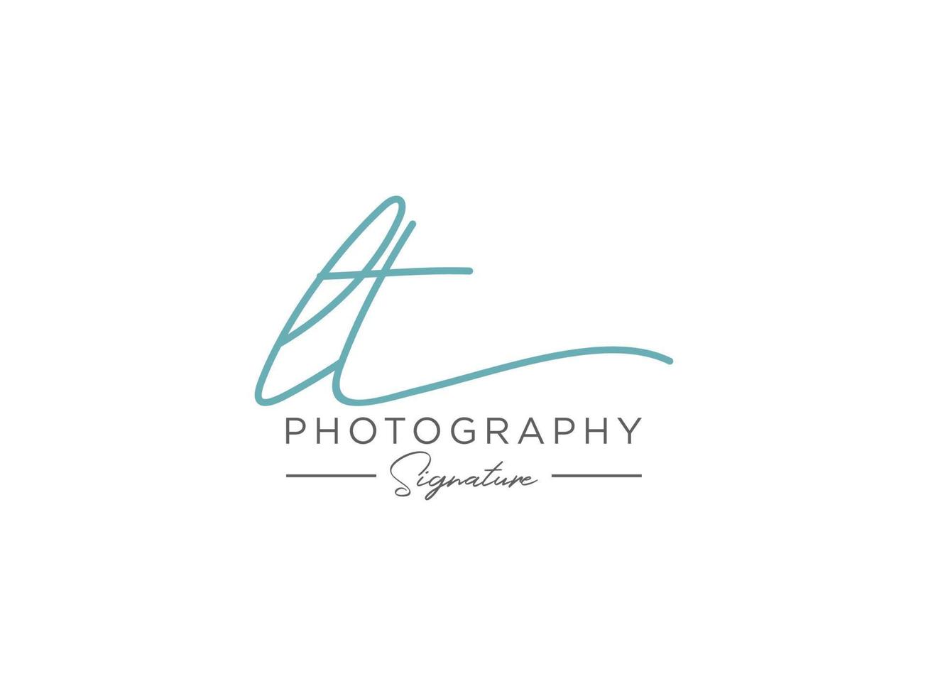 Letter LT Signature Logo Template Vector