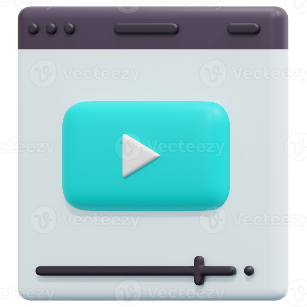 video afzet 3d geven icoon illustratie png