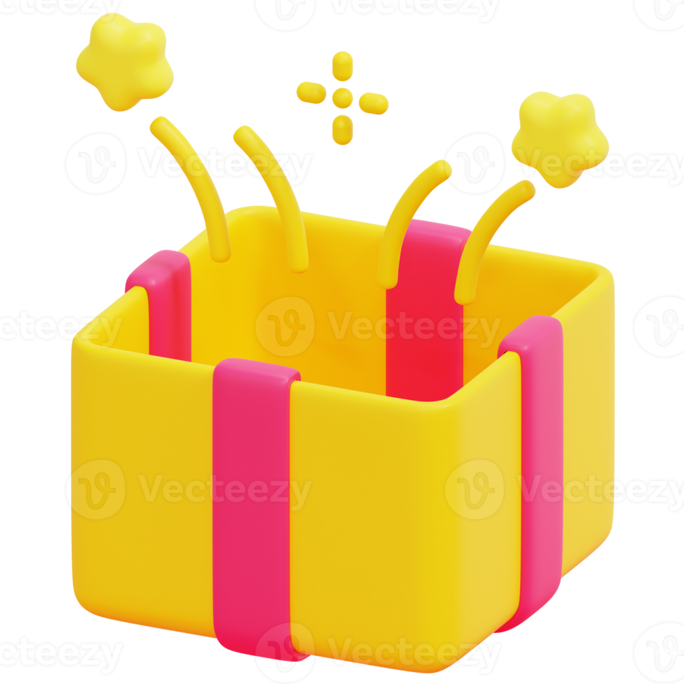 surprise 3d render icon illustration png