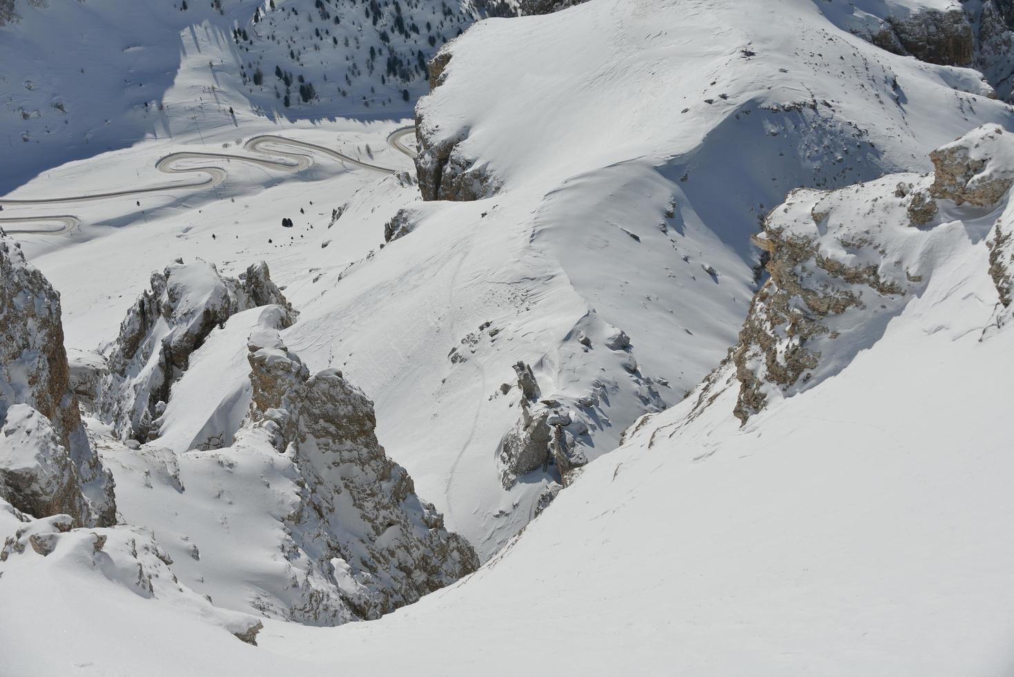 montaña invierno naturaleza foto