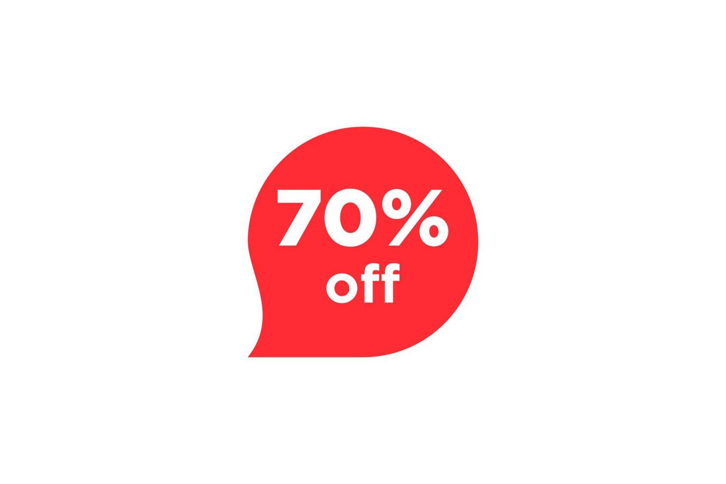 70 discount, Sales Vector badges for Labels, , Stickers, Banners, Tags, Web Stickers, New offer. Discount origami sign banner.