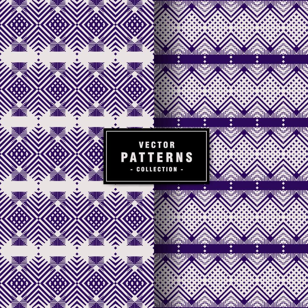 Set of geometric pattern vector collection