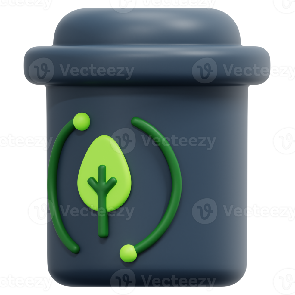 recyceln 3d-render-symbol-illustration png