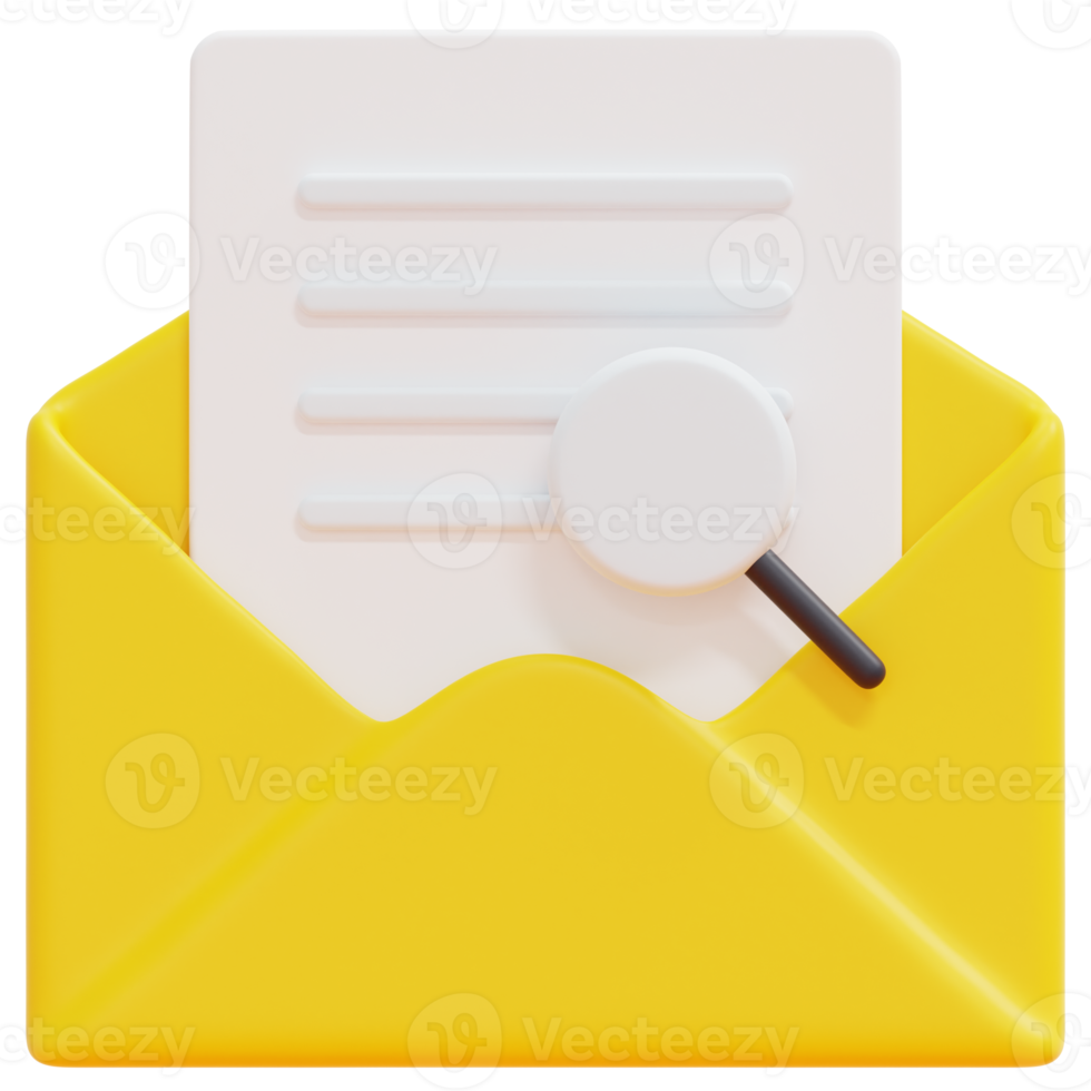 searching 3d render icon illustration png