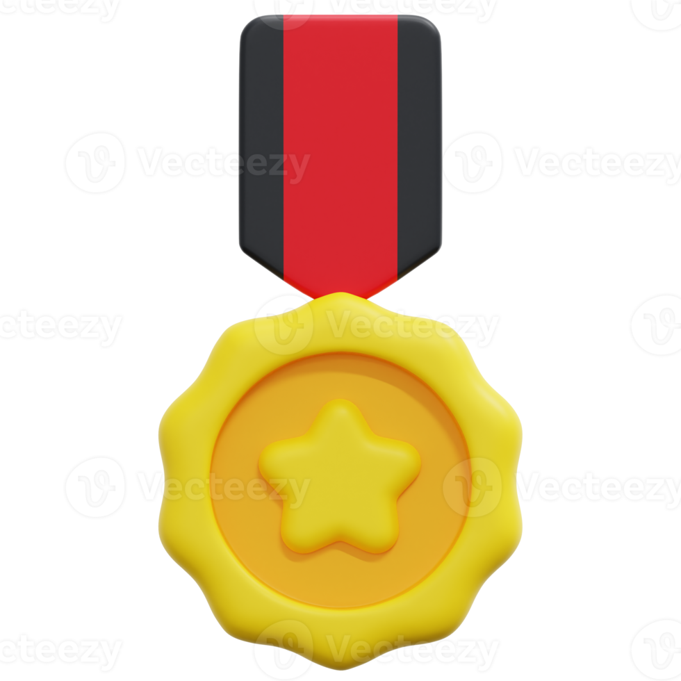 medaille 3d geven icoon illustratie png