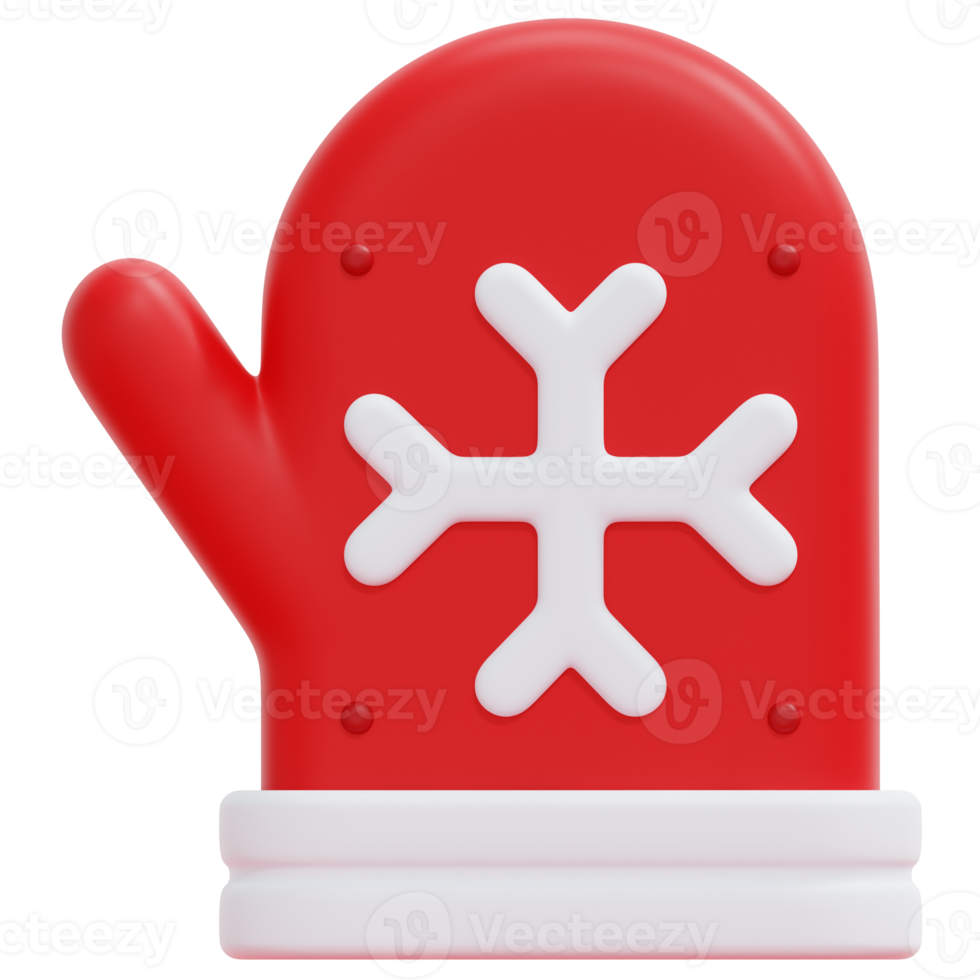 christmas 3d render icon illustration png