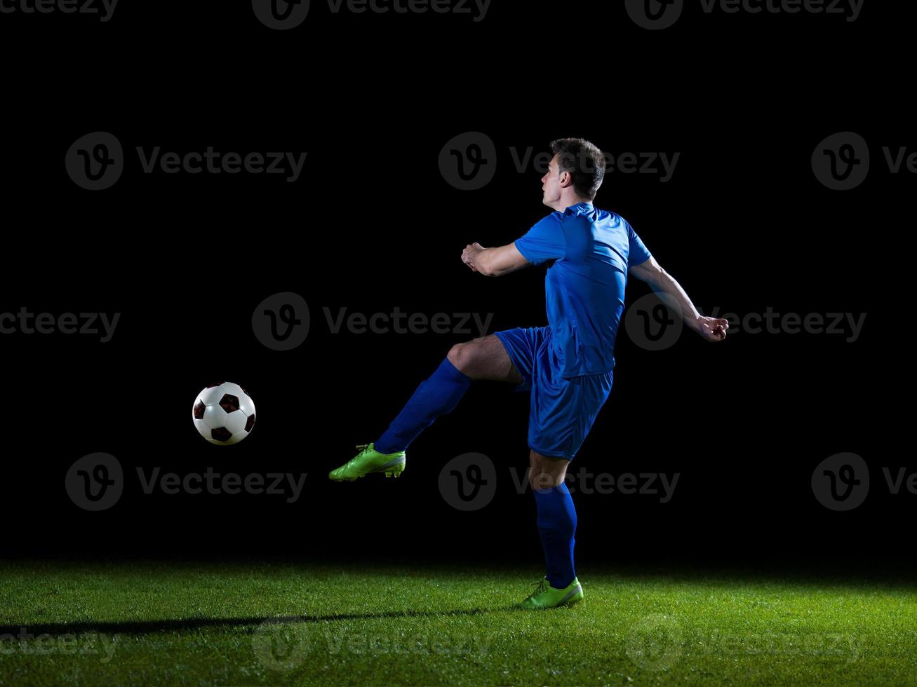 Soccer player view photo