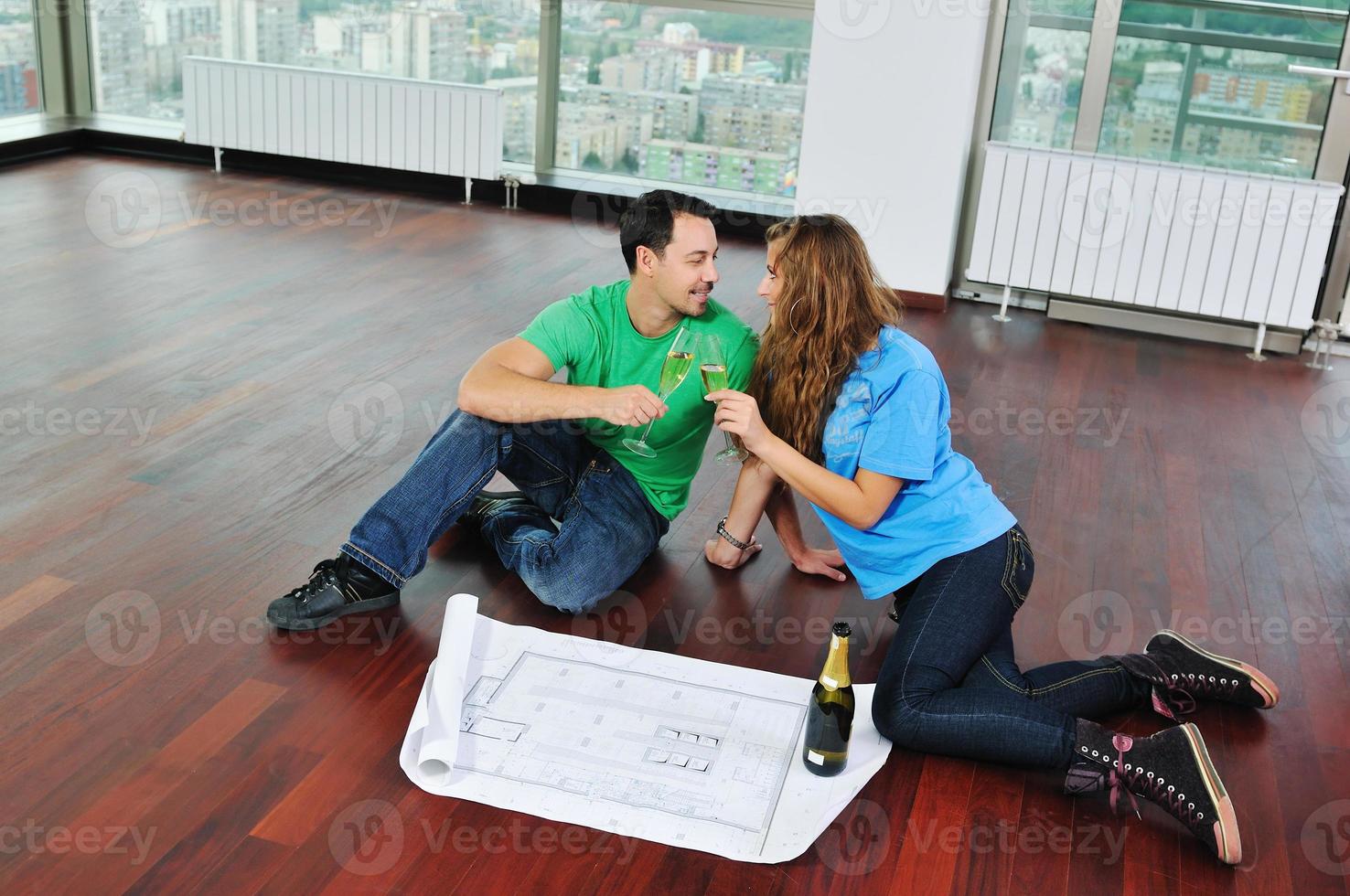 happy couple celebrate photo