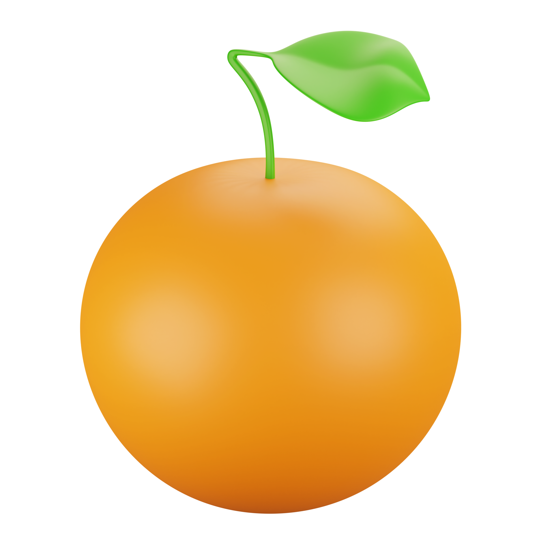 3D rendering orange on transparent background 11620877 PNG