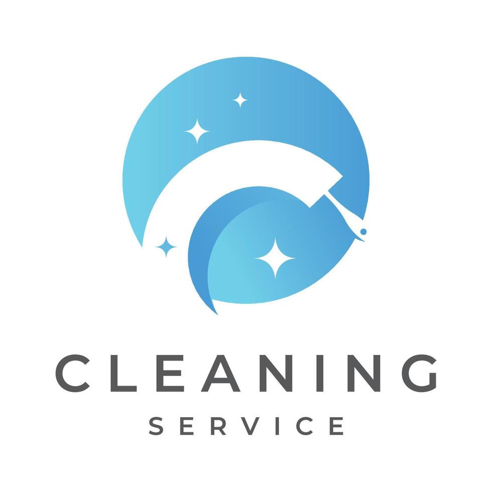 Cleaning Logo template design.Cleaning protection,house cleaner with washing spray and cleaning tools. vector