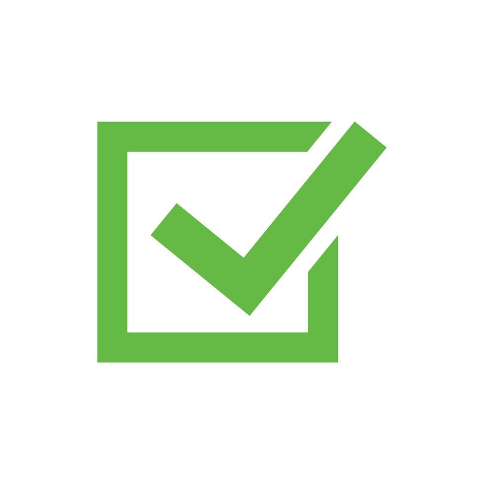 checkmark icon vector design template