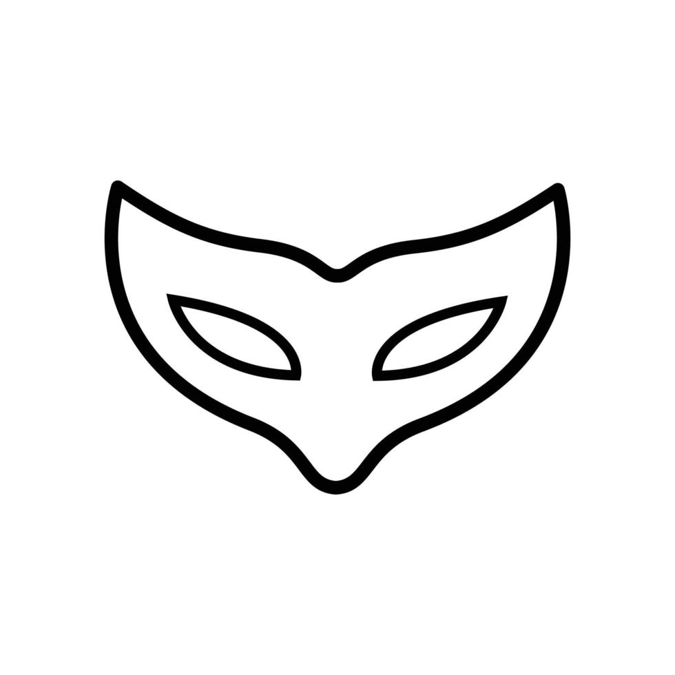 plantilla de diseño de vector de icono de máscara de ópera