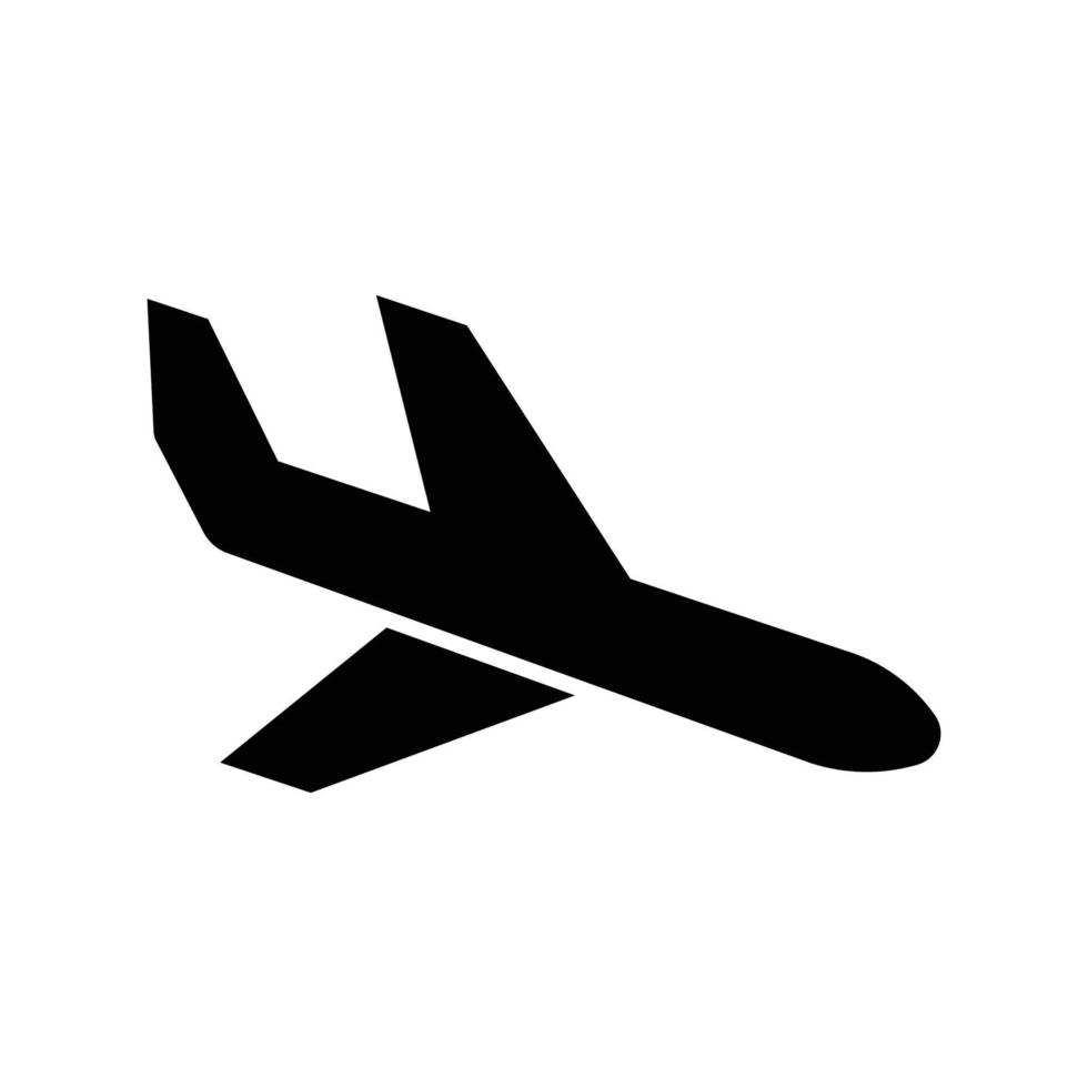 plantilla de diseño de vector de icono de avión