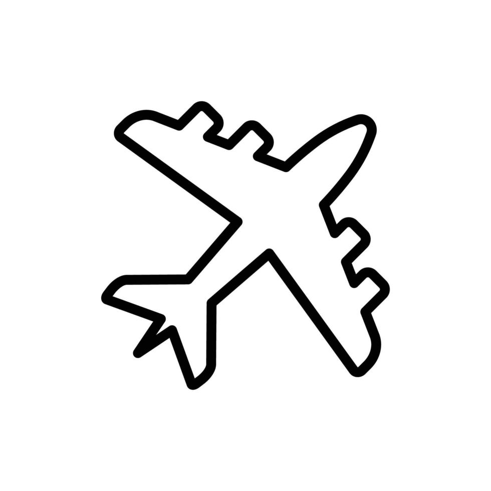 plane icon vector design template