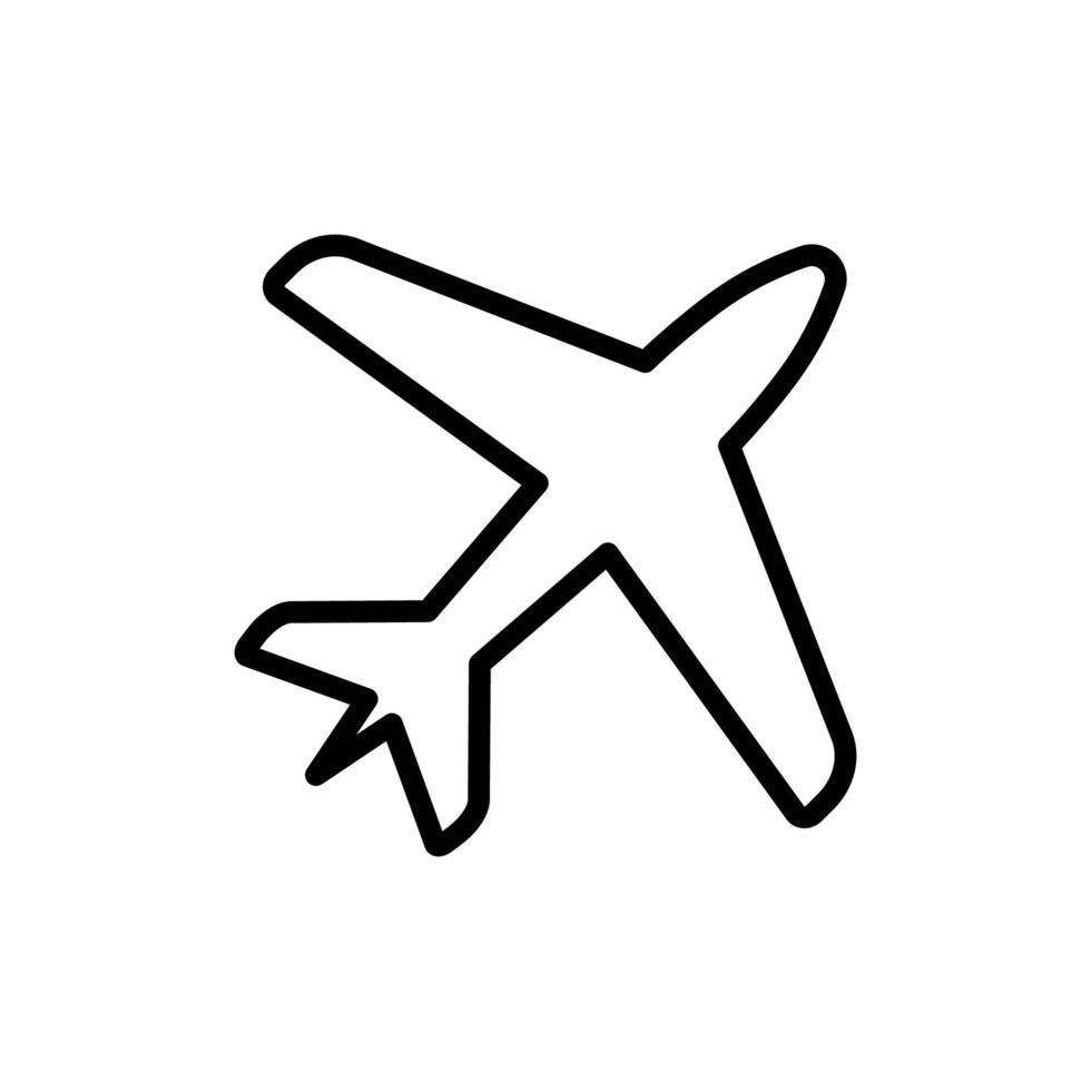 plane icon vector design template