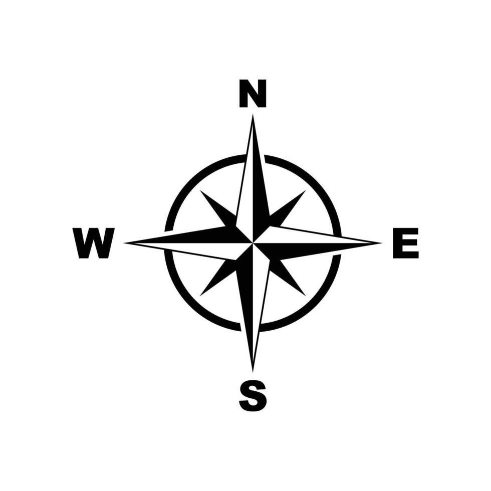 compass icon vector design template