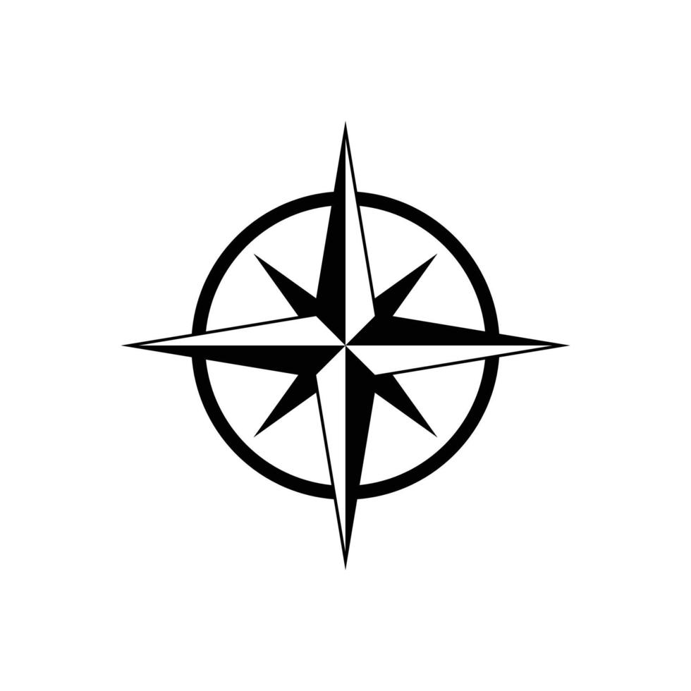 compass icon vector design template