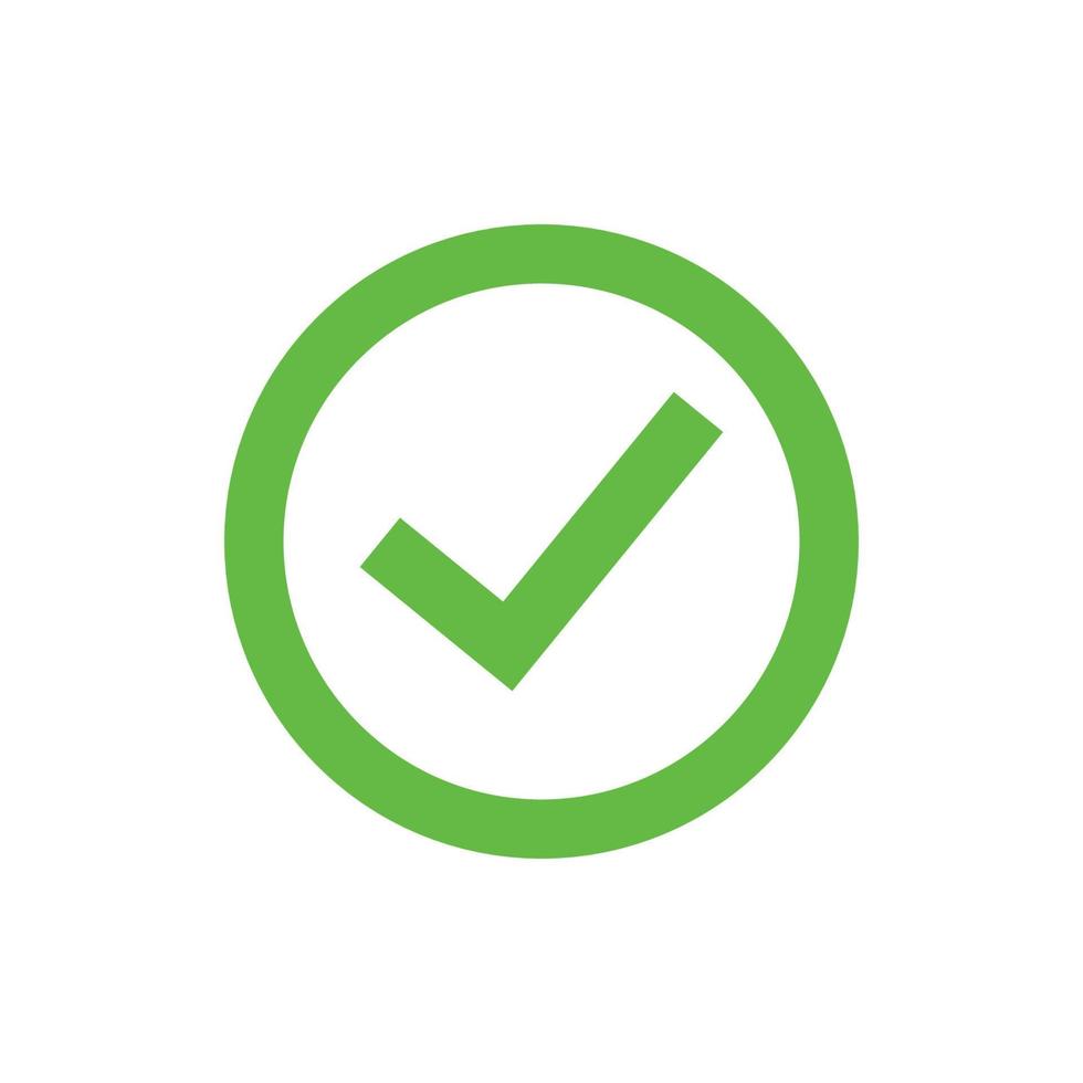 checkmark icon vector design template