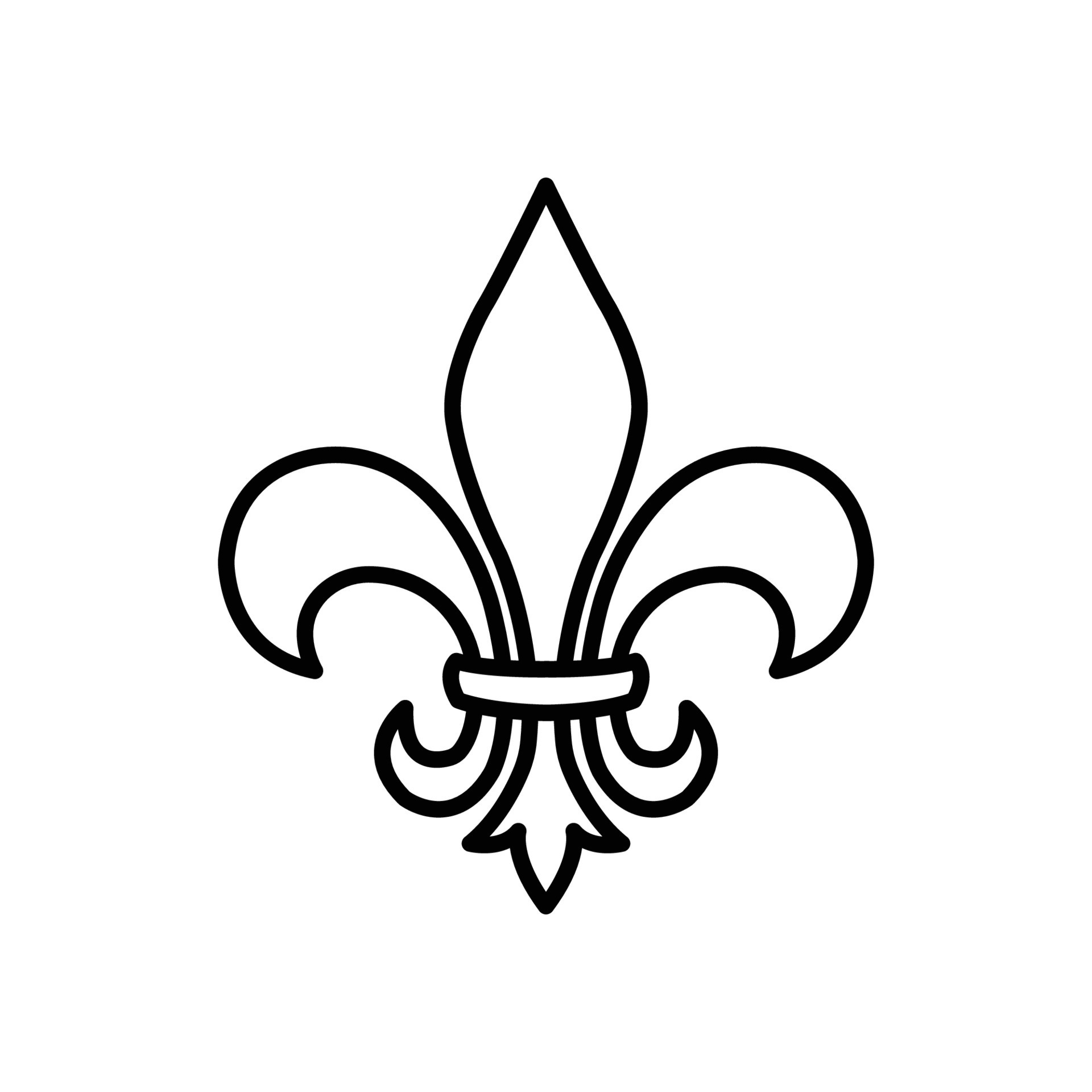 fleur de lis icon vector design template 11621793 Vector Art at Vecteezy